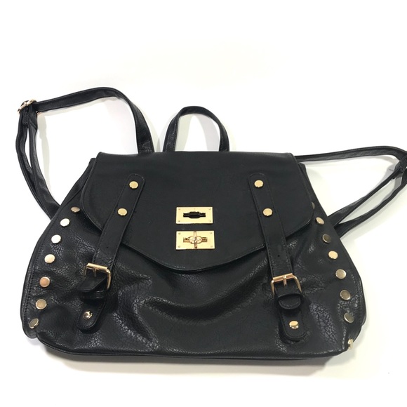 Handbags - HANDBAG REPUBLIC Gold Studded Backpack